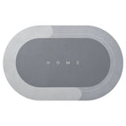 Light Grey oval / 45x70cm