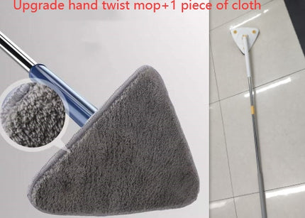 Extendable Triangle Mop 360 Rotatable Adjustable 110 Cm Cleaning Mop For Tub Tile Floor Wall Cleaning