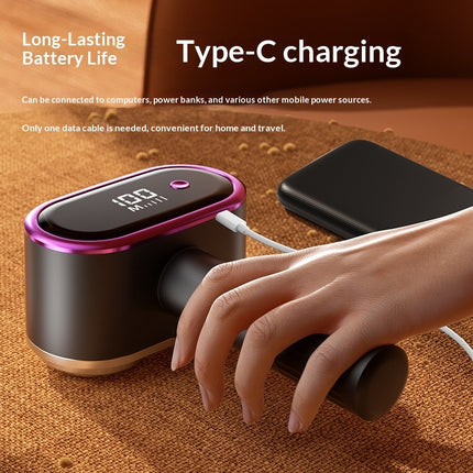 LED Digital Display USB-Rechargeable Lint Remover
