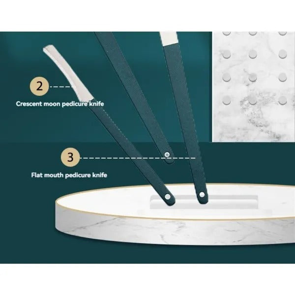 12-Piece Stainless Steel Nail Care Kit