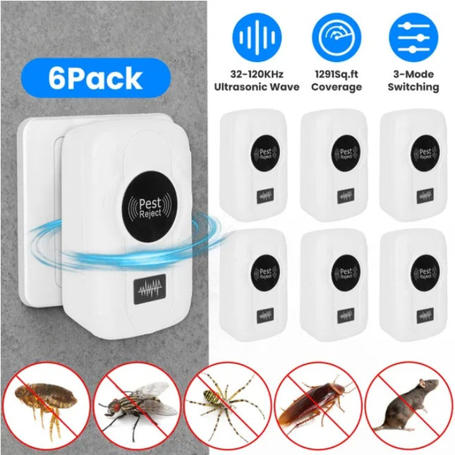 120KHz Ultrasonic Insect Repellent Indoor Plug
