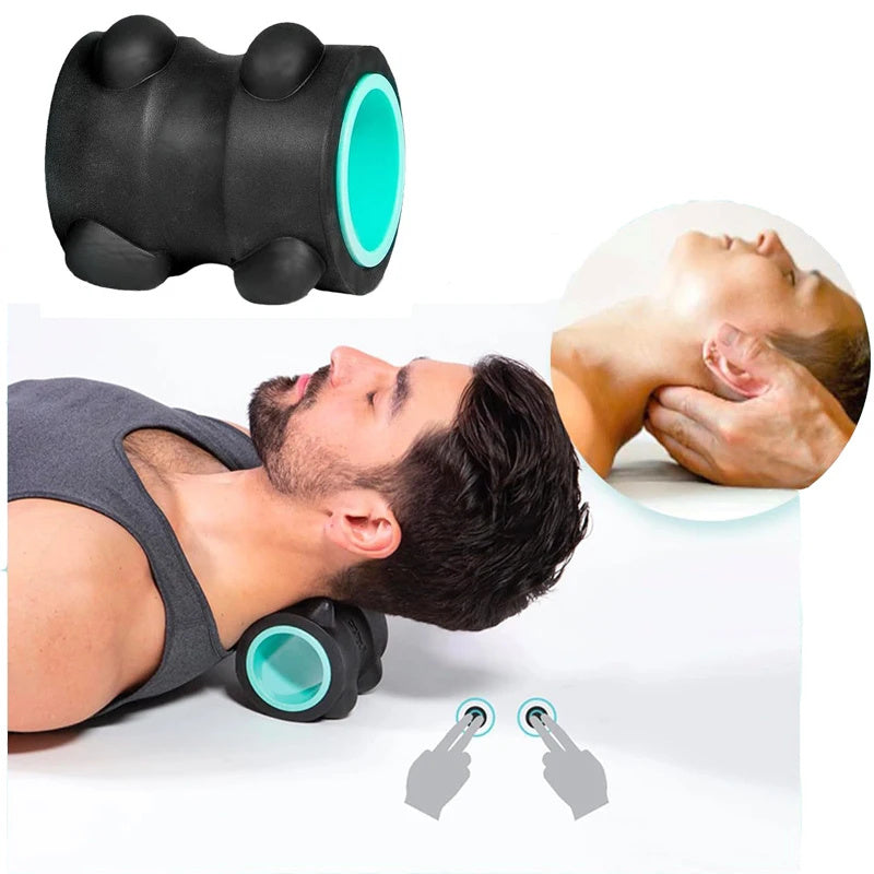 Neck Massager Relieves Neck And Headache Restores Body Spine Care Through Thumb Pressure Release