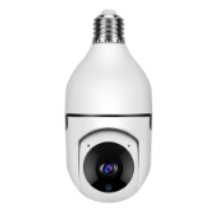 1080P WiFi Bulb Camera – 4X Zoom, E27 Socket, 5G WiFi Security Monitor