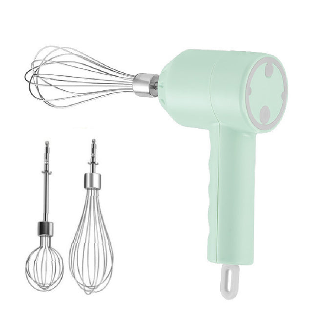 Portable USB Rechargeable Mini Electric Egg Beater & Milk Frother – 3-Speed Handheld Mixer