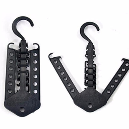 Minimalist Multifunctional Folding Hanger Rack – Space-Saving Closet Organizer