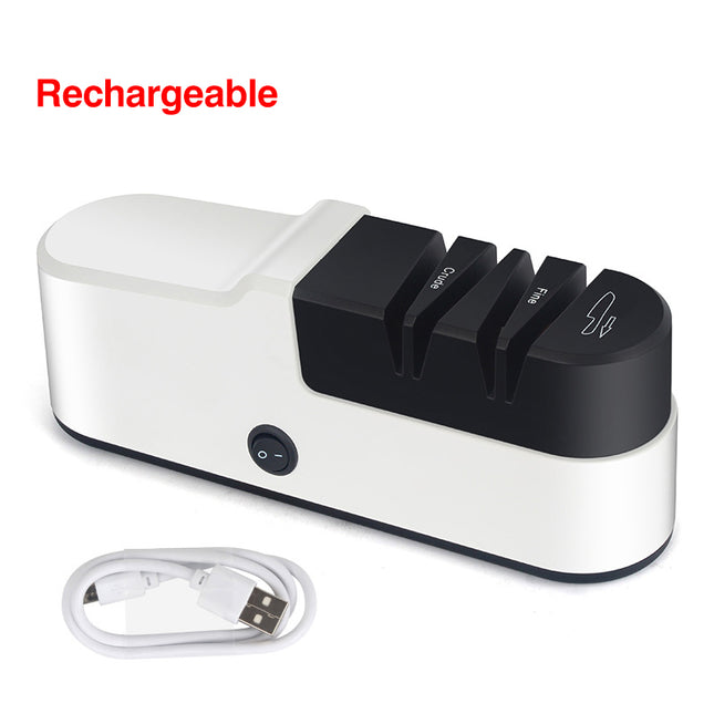 USB Rechargeable Electric High Precision Household Knife Sharpener
