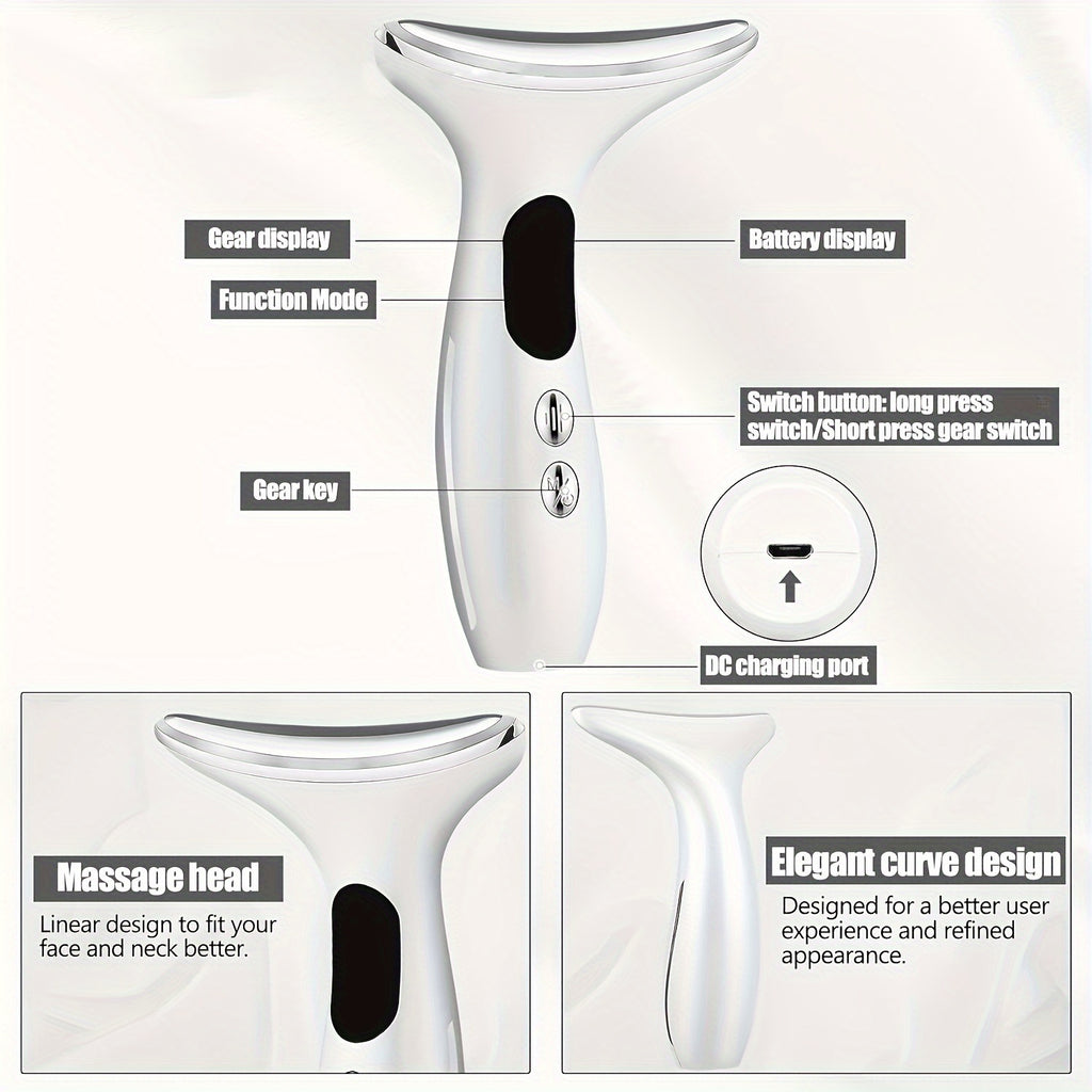 Customized Liquid Crystal Neck Device - White And Gel