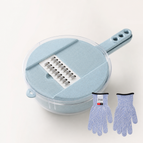 Blue / Wear gloves