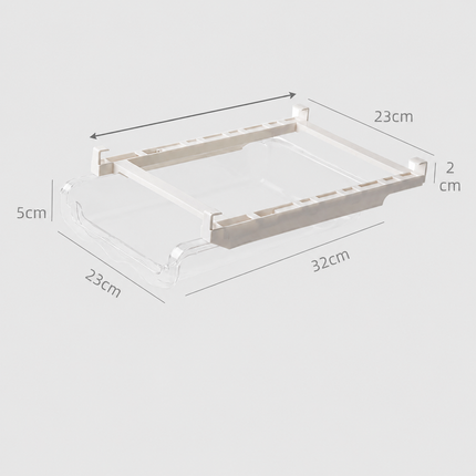 Adjustable Pull-Out Refrigerator Storage Organizer