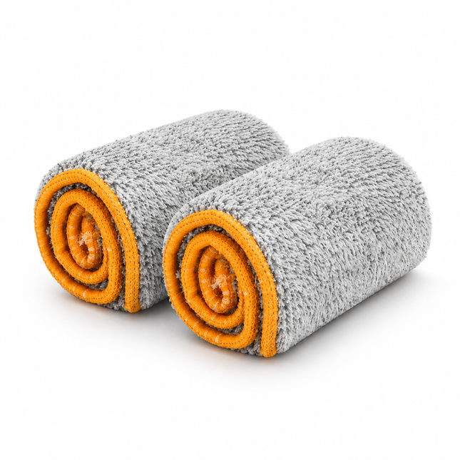 Double-Sided Flat Mop Replacement Cloth Cover – Washable Mop Head Pad