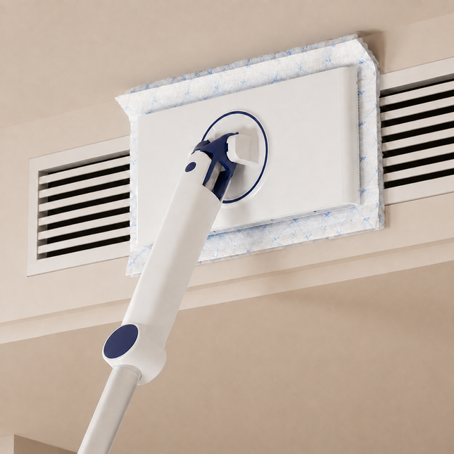 Mini Clamping Flat Mop with Velvet Pads