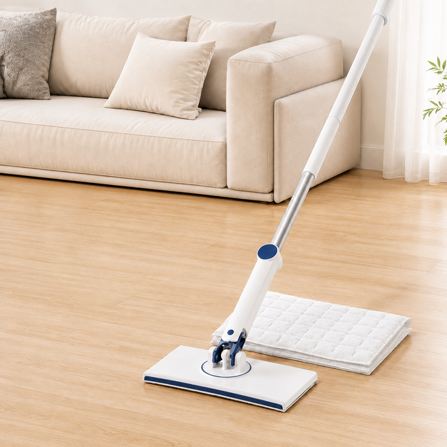 Mini Cloth-Clipping Flat Mop