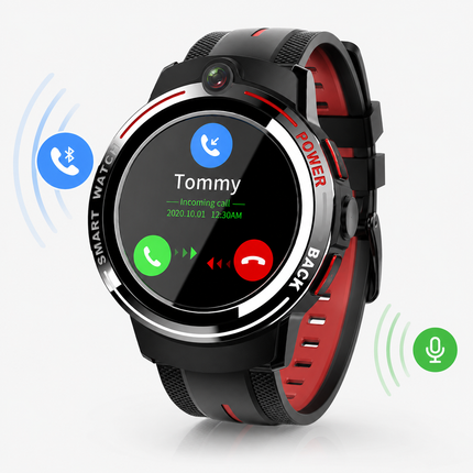 4G Full-Netcom Smartwatch with Premium Ceramic Bezel
