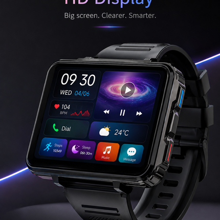 Large Screen Smart Watch 4G Android System Dual Camera