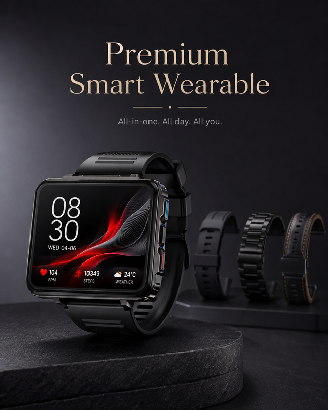 Large Screen Smart Watch 4G Android System Dual Camera