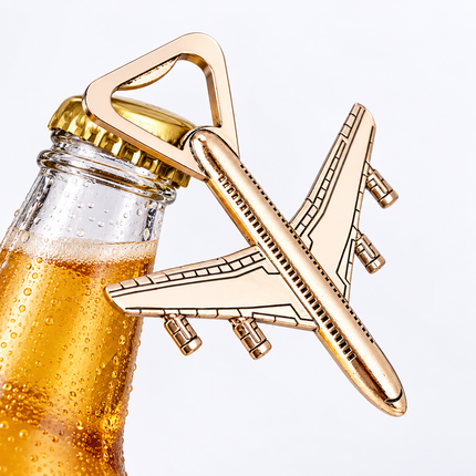 Alloy Aircraft-Shaped Bottle Opener