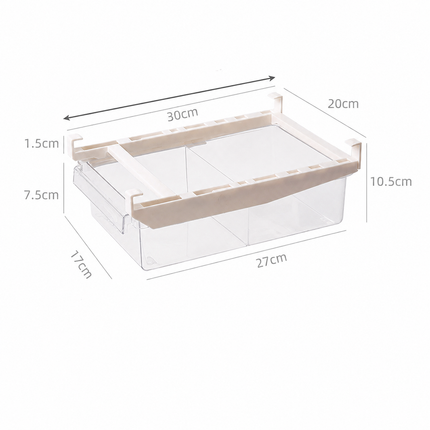 Adjustable Pull-Out Refrigerator Storage Organizer
