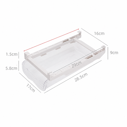 Adjustable Pull-Out Refrigerator Storage Organizer