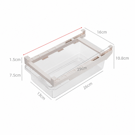 Adjustable Pull-Out Refrigerator Storage Organizer
