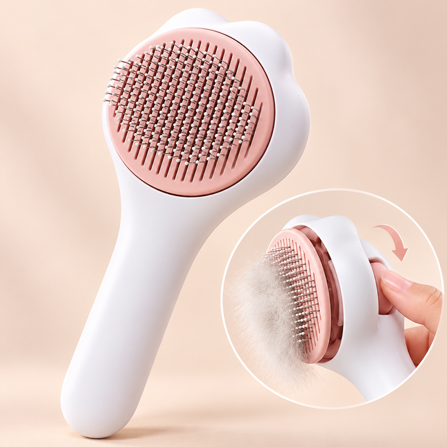 Professional Pet Hair Remover & Deshedding Comb for Dogs and Cats