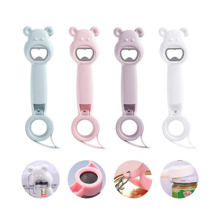 4-in-1 Multifunction Jar, Can & Bottle Opener Kitchen Gadget