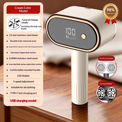 LED Digital Display USB-Rechargeable Lint Remover