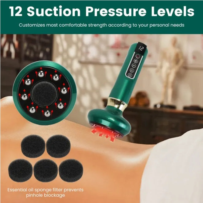 Handheld Vacuum Suction Cup Massager Beauty Tool