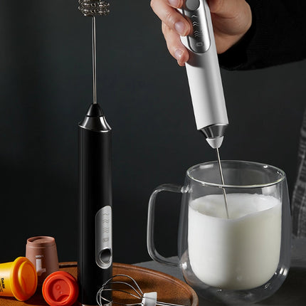 Electric Coffee Frother, Household Milk Frother, Milk Foam Frother, Handheld Cordless Milk Frother