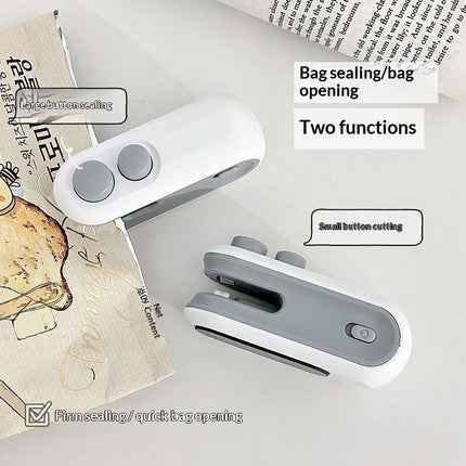 Mini 2 In 1 Heat Sealer Bag Opening Machine