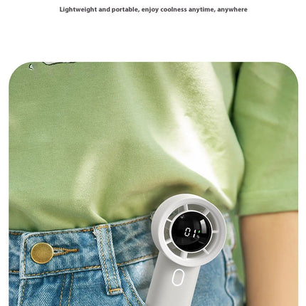 USB Rechargeable Handheld & Desktop High-Speed Turbo Fan