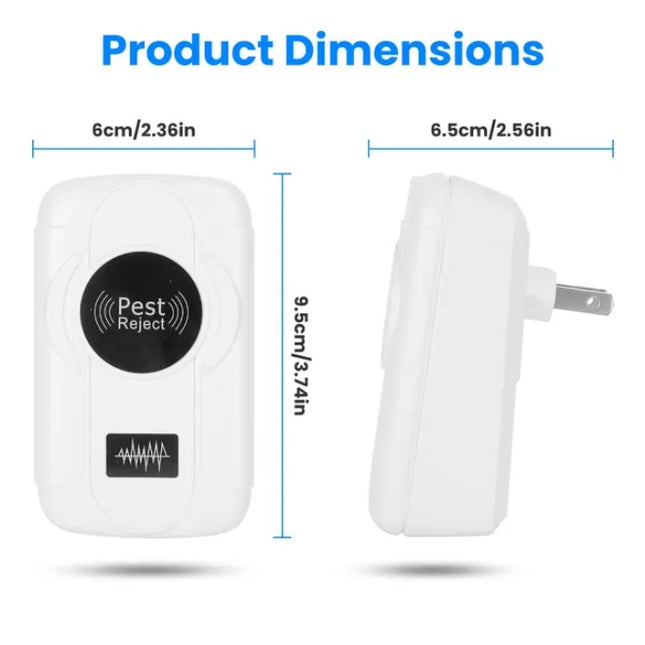 120KHz Ultrasonic Insect Repellent Indoor Plug
