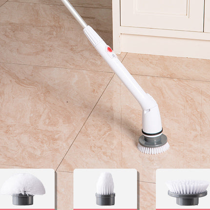 Electric Cleaning Brush Daily Multifunctional Household Telescopic Rod