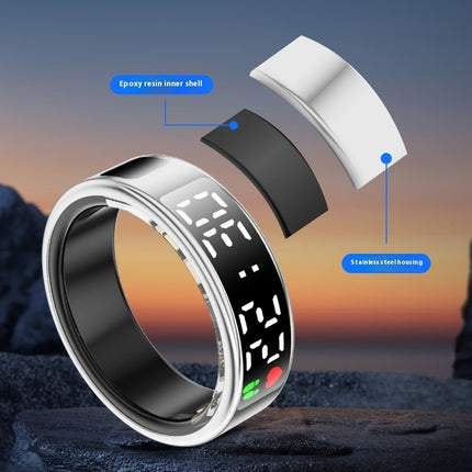 Smart Touch Flip Display Screen Finger Ring