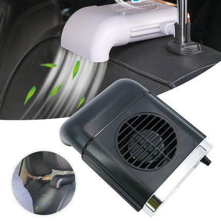 Magnetic Car Cooling Fan with Wireless Charging – Silent USB 3-Speed Adjustable Rear Seat Cooler