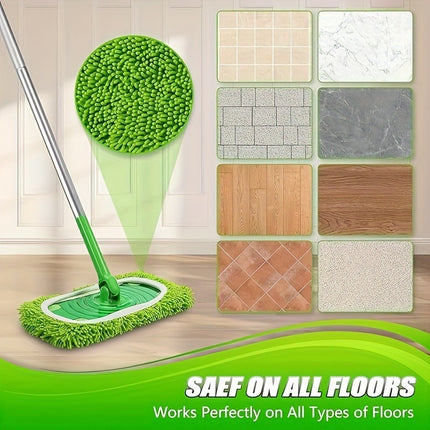 Mop Chenille Flat Mop Pad Water-absorbing Replacement