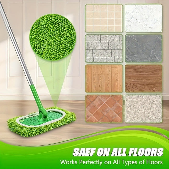 Mop Chenille Flat Mop Pad Water-absorbing Replacement