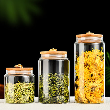 Food-Grade Glass Sealed Tea & Storage Jar
