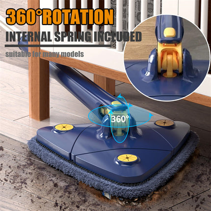 Extendable Triangle Mop 360 Rotatable Adjustable 110 Cm Cleaning Mop For Tub Tile Floor Wall Cleaning
