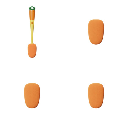 3 In 1 Multifunctional Cleaning Cup Washer Brush Long Handle Carrot Water Bottle Cleaning Brush