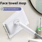 Pearl White Lengthened 93cm / Mop With 4 Rags