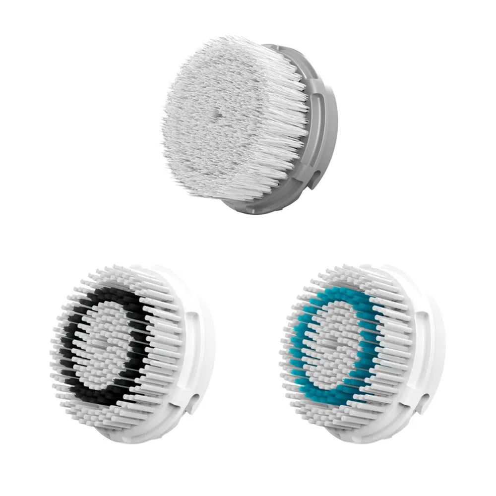 Facial Cleansing Brush With 3 Brush Heads For Daily Skin Care, Rechargeable And Gentle Face Exfoliator