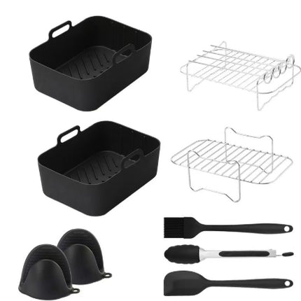 High Temperature Resistance Air Fryer Silicone Baking Tray Air Fryer Accessories