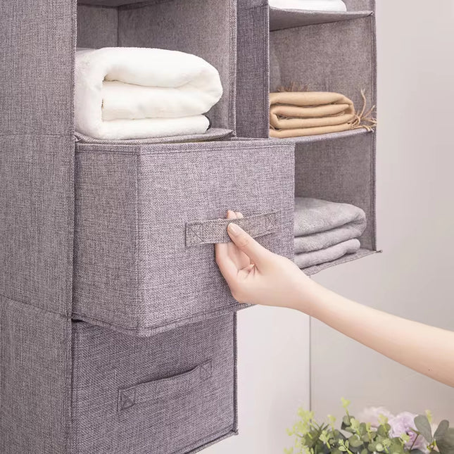 Hanging Storage Bag Closet Drawer Organizer