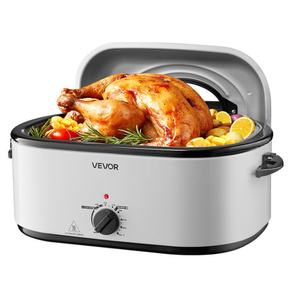 26QT Electric Roaster Oven with Self-Basting Lid