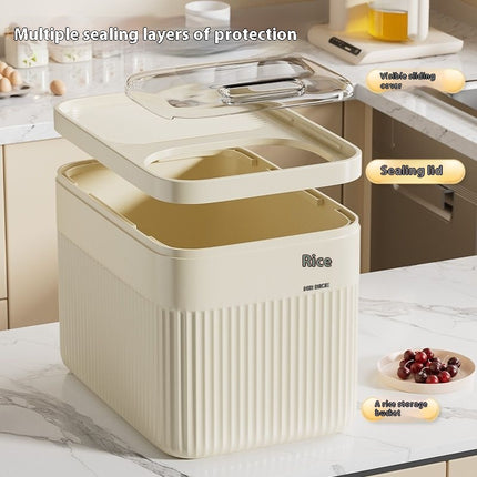 Moisture-proof Sealed Rice Pot Rice Grain Box Rice Bin Storage Box