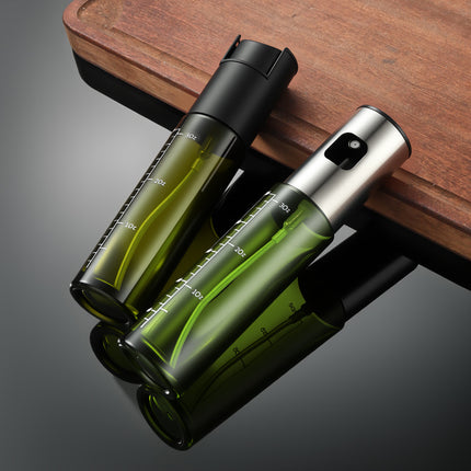 Blackout Glass Oil Spray Bottle with Stainless Steel Mist Sprayer
