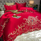 Wine Red / 1.5M Fitted Sheet
