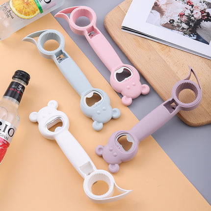 4-in-1 Multifunction Jar, Can & Bottle Opener Kitchen Gadget