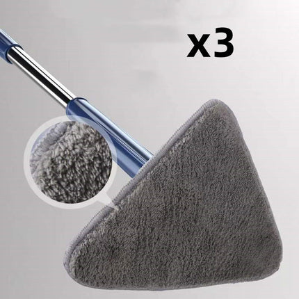 Extendable Triangle Mop 360 Rotatable Adjustable 110 Cm Cleaning Mop For Tub Tile Floor Wall Cleaning