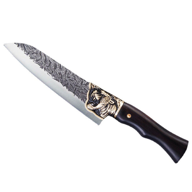Hammer pattern chopper kitchen knife